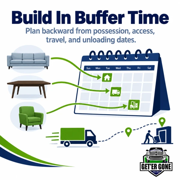 Build in buffer time infographic