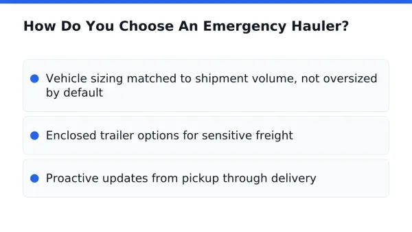 How Do You Choose An Emergency Hauler in Calgary